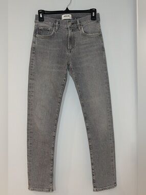Agolde Women's Skinny Gray Washed Jeans
